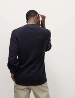 Cotton Modal Blend Textured V-Neck Cardigan -Marksandspencer Sale Store cotton modal blend textured v neck cardigan 9