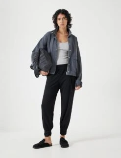 Cotton Modal Blend Trousers 28 Cotton Modal Blend Trousers -Marksandspencer Sale Store cotton modal blend trousers 10