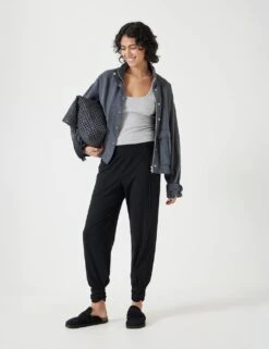 Cotton Modal Blend Trousers 27 Cotton Modal Blend Trousers -Marksandspencer Sale Store cotton modal blend trousers 9