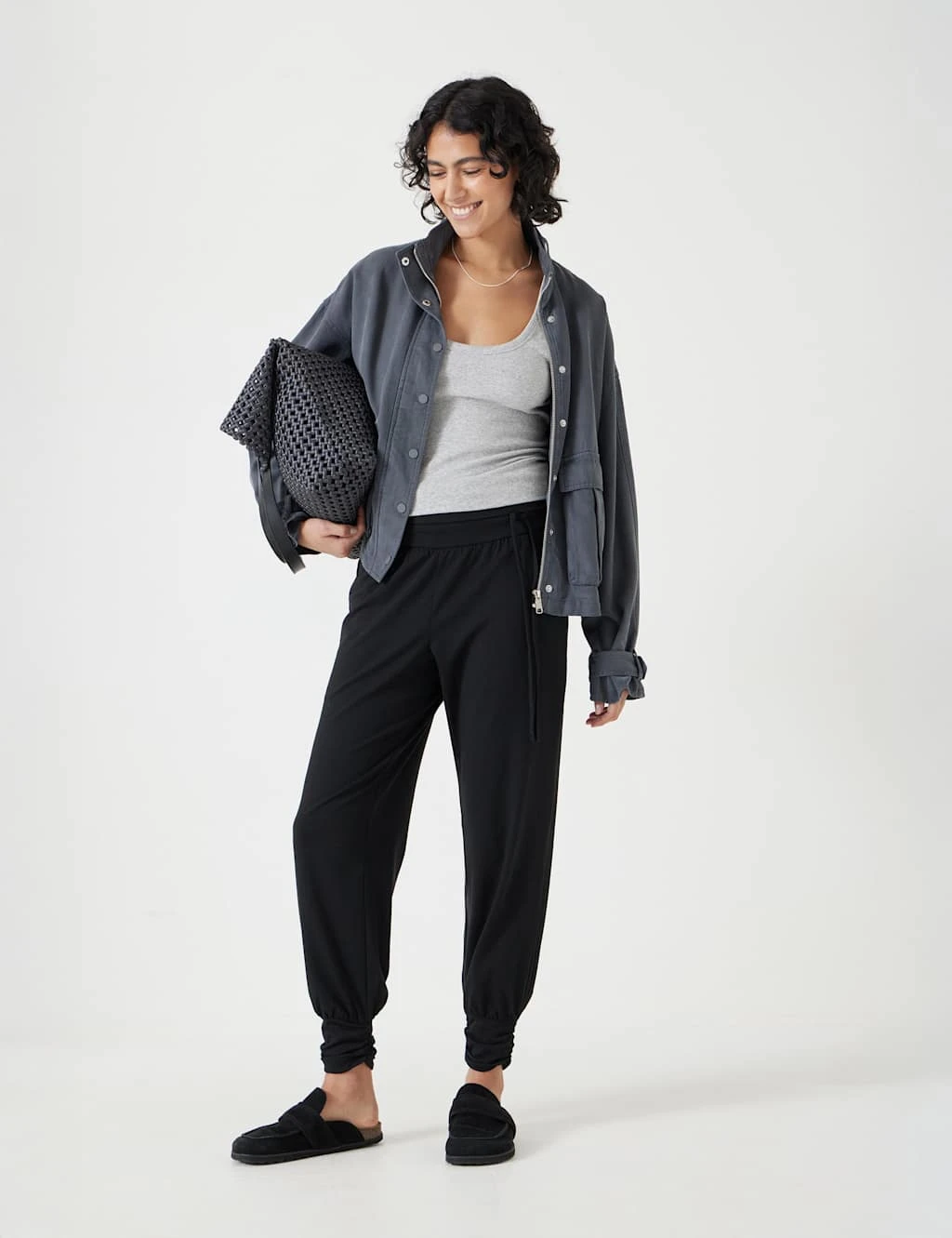 Cotton Modal Blend Trousers 10 Cotton Modal Blend Trousers - Image 10