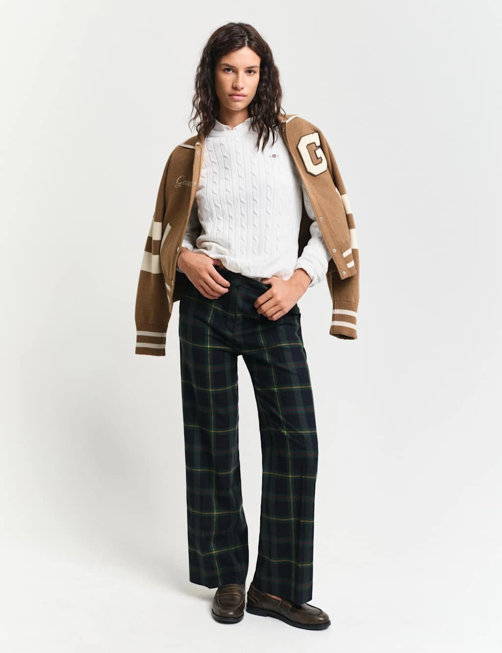 Gant Cotton Rich Cable Knit Crew Neck Jumper 17 Gant Cotton Rich Cable Knit Crew Neck Jumper - Image 17