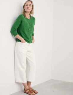 Cotton Rich Cardigan With Linen -Marksandspencer Sale Store cotton rich cardigan with linen 11