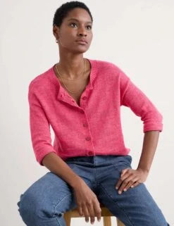 Cotton Rich Cardigan With Linen -Marksandspencer Sale Store cotton rich cardigan with linen 7