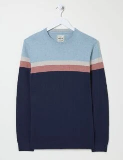 Cotton Rich Colour Block Crew Neck Jumper 15 Cotton Rich Colour Block Crew Neck Jumper -Marksandspencer Sale Store cotton rich colour block crew neck jumper 5
