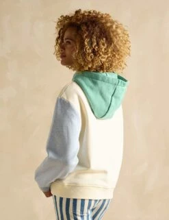 Joules Cotton Rich Colour Block Hoodie -Marksandspencer Sale Store cotton rich colour block hoodie 7