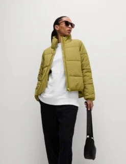 Cotton Rich Brushed Longline Sweatshirt -Marksandspencer Sale Store cotton rich crew neck longline sweatshirt 4