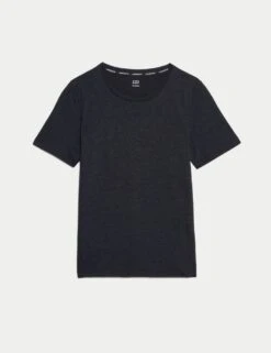 Cotton Rich Crew Neck Relaxed T-Shirt 26 Cotton Rich Crew Neck Relaxed T-Shirt -Marksandspencer Sale Store cotton rich crew neck relaxed t shirt 8