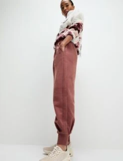 Cotton Rich Cuffed Relaxed Joggers -Marksandspencer Sale Store cotton rich cuffed relaxed joggers 12