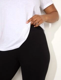 Cotton Rich Flared Leggings -Marksandspencer Sale Store cotton rich flared leggings 5