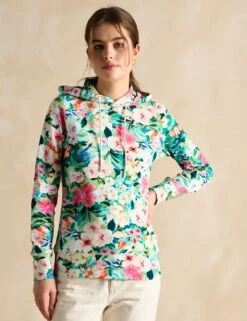 Joules Cotton Rich Floral Hoodie -Marksandspencer Sale Store cotton rich floral hoodie 5