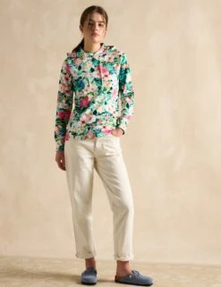Joules Cotton Rich Floral Hoodie -Marksandspencer Sale Store cotton rich floral hoodie 9