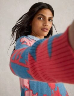 WHITE STUFF Cotton Rich Floral Jumper -Marksandspencer Sale Store cotton rich floral jumper 8