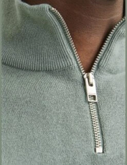 Jack & Jones Cotton Rich Funnel Neck Half Zip Jumper 30 Jack & Jones Cotton Rich Funnel Neck Half Zip Jumper -Marksandspencer Sale Store cotton rich funnel neck half zip jumper 11