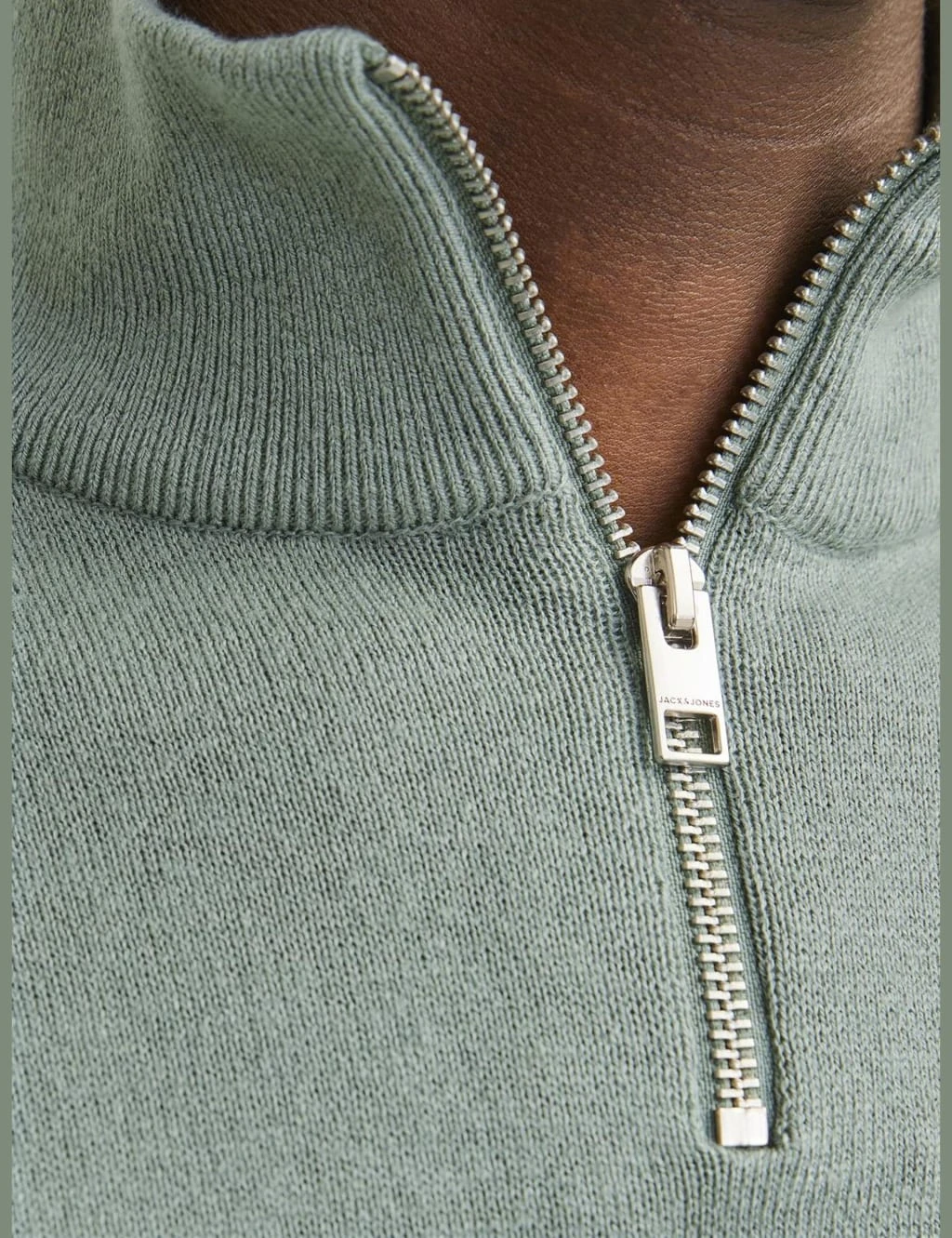 Jack & Jones Cotton Rich Funnel Neck Half Zip Jumper 13 Jack & Jones Cotton Rich Funnel Neck Half Zip Jumper - Image 13