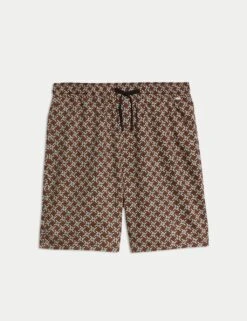 Cotton Rich Geometric Print Pyjama Shorts -Marksandspencer Sale Store cotton rich geometric print pyjama shorts 11