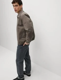 Cotton Rich Harrington Jacket -Marksandspencer Sale Store cotton rich harrington jacket 12