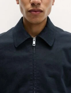 Cotton Rich Harrington Jacket -Marksandspencer Sale Store cotton rich harrington jacket 15