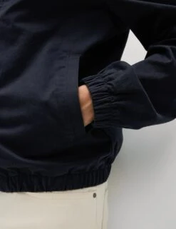 Cotton Rich Harrington Jacket -Marksandspencer Sale Store cotton rich harrington jacket 17