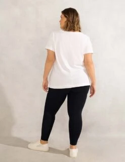 Cotton Rich Jersey Leggings -Marksandspencer Sale Store cotton rich jersey leggings 5