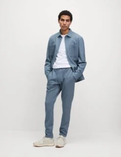 Smart Tapered Joggers With Stretch -Marksandspencer Sale Store cotton rich joggers 6