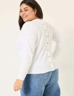 Cotton Rich Jumper With Linen -Marksandspencer Sale Store cotton rich jumper with linen 12