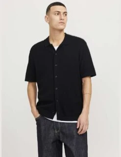 Jack & Jones Cotton Rich Knitted Shirt -Marksandspencer Sale Store cotton rich knitted shirt 6