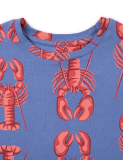 Cotton-Rich Lobster Print Pyjamas (1-12 Yrs) -Marksandspencer Sale Store cotton rich lobster print pyjamas 1 12 yrs 1 3