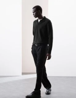 Cotton Rich Open Neck Knitted Polo Shirt 26 Cotton Rich Open Neck Knitted Polo Shirt -Marksandspencer Sale Store cotton rich open neck knitted polo shirt 6