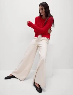 Cotton Rich Open Stitch Cropped Cardigan -Marksandspencer Sale Store cotton rich open stitch cropped cardigan 11