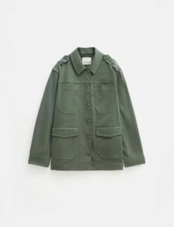 Cotton Rich Oversized Utility Jacket -Marksandspencer Sale Store cotton rich oversized utility jacket 6