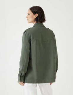 Cotton Rich Oversized Utility Jacket -Marksandspencer Sale Store cotton rich oversized utility jacket 9
