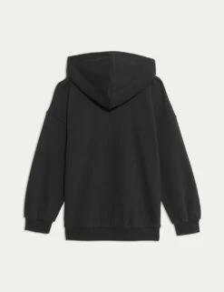 Cotton Rich Plain Hoodie (6-16 Yrs) -Marksandspencer Sale Store cotton rich plain hoodie 6 16 yrs 1 15