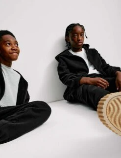 Cotton Rich Plain Hoodie (6-16 Yrs) -Marksandspencer Sale Store cotton rich plain hoodie 6 16 yrs 1 17