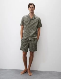 Cotton Rich Printed Pyjama Top -Marksandspencer Sale Store cotton rich printed pyjama top 9