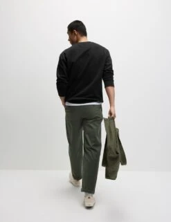 Cotton Rich Relaxed Fit Crew Neck Sweatshirt -Marksandspencer Sale Store cotton rich relaxed fit crew neck sweatshirt 12