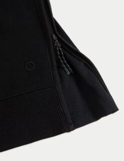 Cotton Rich Mesh Panel Relaxed Hoodie -Marksandspencer Sale Store cotton rich relaxed hoodie 2