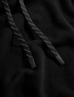 Cotton Rich Mesh Panel Relaxed Hoodie -Marksandspencer Sale Store cotton rich relaxed hoodie 3