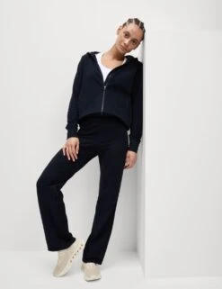 Cotton Rich Side Stripe Straight Leg Joggers -Marksandspencer Sale Store cotton rich side stripe straight leg joggers 11