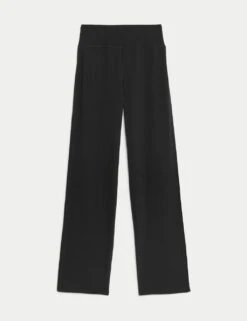 Cotton Rich Side Stripe Straight Leg Joggers -Marksandspencer Sale Store cotton rich side stripe straight leg joggers 14