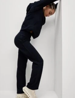 Cotton Rich Side Stripe Straight Leg Joggers -Marksandspencer Sale Store cotton rich side stripe straight leg joggers 8