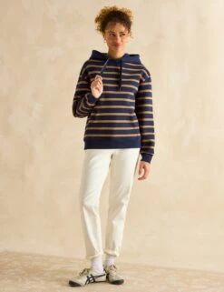 Joules Cotton Rich Striped Hoodie 23 Joules Cotton Rich Striped Hoodie -Marksandspencer Sale Store cotton rich striped hoodie 11