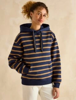 Joules Cotton Rich Striped Hoodie 18 Joules Cotton Rich Striped Hoodie -Marksandspencer Sale Store cotton rich striped hoodie 6