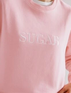 Cotton Rich Sugar Slogan Sweatshirt 14 Cotton Rich Sugar Slogan Sweatshirt -Marksandspencer Sale Store cotton rich sugar slogan sweatshirt 6