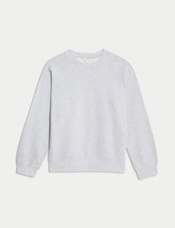 Cotton Rich Sweatshirt -Marksandspencer Sale Store cotton rich sweatshirt 9