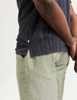 Scotch & Soda Cotton Rich Textured Jacquard Polo Shirt -Marksandspencer Sale Store cotton rich textured jacquard polo shirt 13