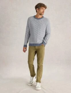 WHITE STUFF Cotton Rich Textured Jumper With Merino Wool -Marksandspencer Sale Store cotton rich textured jumper with merino wool 8