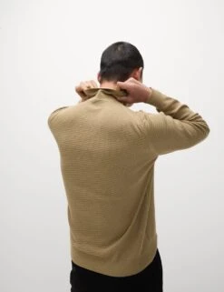 Cotton Rich Textured Knitted Polo Shirt -Marksandspencer Sale Store cotton rich textured knitted polo shirt 16