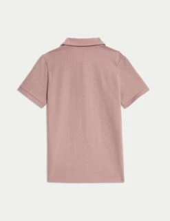 Cotton Rich Textured Polo Shirt (6-16 Yrs) -Marksandspencer Sale Store cotton rich textured polo shirt 6 16 yrs 1 15
