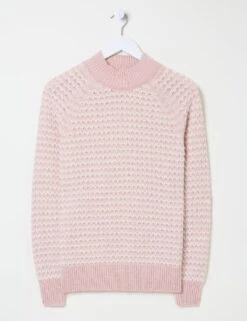 Cotton Rich Textured Striped Jumper -Marksandspencer Sale Store cotton rich textured striped jumper 9