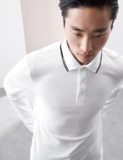 Cotton Rich Tipped Polo Shirt -Marksandspencer Sale Store cotton rich tipped polo shirt 8